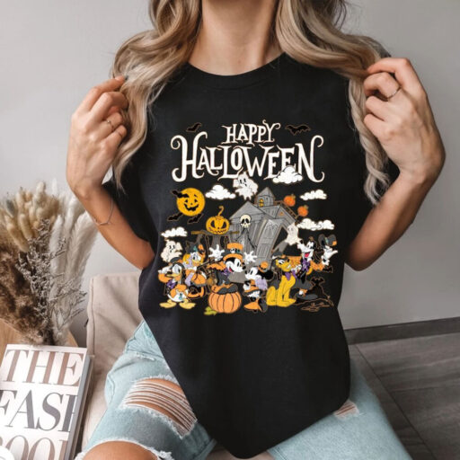 Disney Halloween Shirt, Halloween Mickey &Friends Shirt, Disney Halloween Skeleton Shirt,Disney Halloween Matching Shirt,Disney Family Shirt