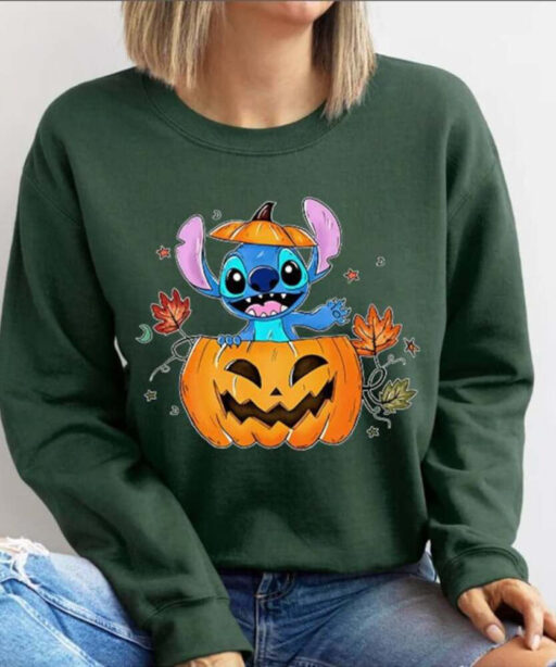 Disney Halloween Shirt, Stitch Halloween Sweatshirt, Stitch Shirt, Disney Shirt, Halloween Shirt, Disney Matching Shirts, Halloween Mickey