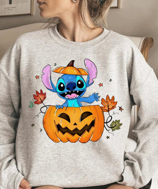 Disney Halloween Shirt, Stitch Halloween Sweatshirt, Stitch Shirt, Disney Shirt, Halloween Shirt, Disney Matching Shirts, Halloween Mickey