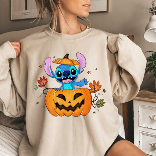 Disney Halloween Shirt, Stitch Halloween Sweatshirt, Stitch Shirt, Disney Shirt, Halloween Shirt, Disney Matching Shirts, Halloween Mickey