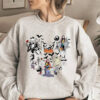 Disney Halloween, The Nightmare Before Christmas Characters Mickey Ears Sweatshirt,Jack Sally Oogie Boogie Zero Sweater, alloween Party 2023