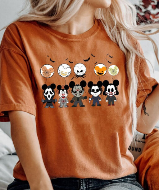 Disney Horror Friends Shirt, Disney Horror Nights, Disney Halloween Shirt, Horror Movie Fan Shirt, Disney Girls Trip, Disney Family Shirt