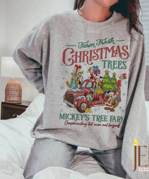 Disney Mickey Farm Fresh christmas trees shirt, mickey's tree farm shirt, Tree Farm Mouse and Friends xmas, mickey and friends christmas tee