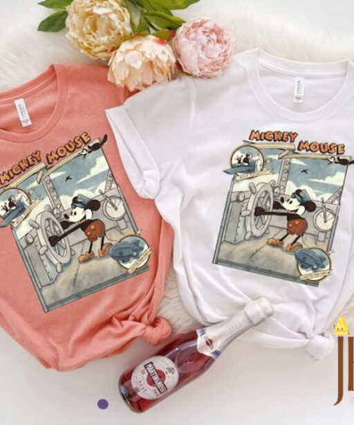 Disney Mickey Mouse Shirt, Disney Family Shirts, Disney Shirt, Vintage Disney Mickey And Friends Shirt