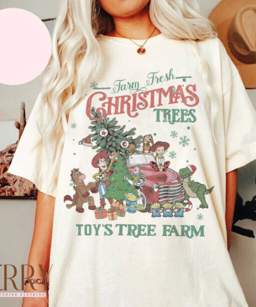 Disney Toy story Christmas Tree farm Shirt, Farm fresh christmas tree, Toy tree farm, Disneyland Shirt, Disney Trip Xmas, toy story xmas