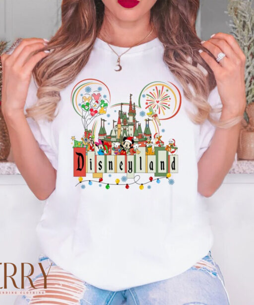 Disneyland Christmas Shirts, Mickey and Friends Christmas shirt, Disney Christmas Holiday Shirt, Disney Family Vacation Gift, Xmax Gifts
