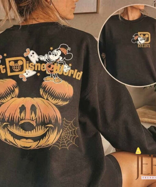 Disneyland Halloween 2 Side Shirt, Disneyworld 2 Side Halloween Shirt, Halloween Matching Shirt, Spooky Season Shirt, Disney Trip Tee