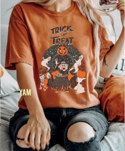 Donald Disney Halloween Comfort Color shirt, Halloween Shirt, Disney Shirts, Disney Trip Shirts, Halloween Party 2023, Halloween Sweatshirt