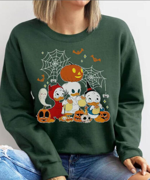 Donald Disney Halloween Comfort Color shirt, Halloween Sweatshirt, Disney Shirts, Disney Trip Shirts, Halloween Party 2023, Disney Halloween