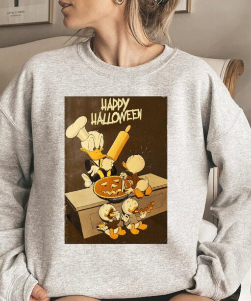 Donald Disney Halloween Sweatshirt, Funny Halloween Shirt, Disneyworld Shirt, Disney Trip Shirts, Halloween Party 2023,Halloween Sweatshirt