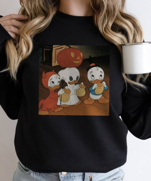 Donald Disney Halloween Tshirt, Disney Halloween Shirt, Disneyland Comfort Color Tee, Halloween Party 2023, Mickeys Not So Scary Sweatshirt.