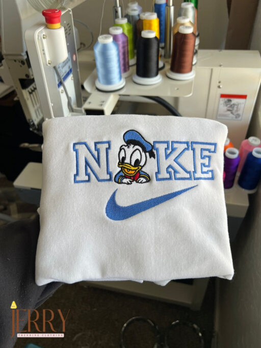Donald Duck Disney Nike Embroidered Sweatshirt