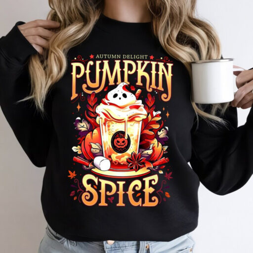 Funny Halloween Pumpkin Spice Sweater, Retro Halloweentown Comfort Color Shirt, Spooky Season Shirt, Disney Halloween Shirt,Disney Halloween