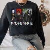 Horror Movie Halloween Shirt, Friends Van With Clown Retro Scary Movie Villians Shirt, Horror Movie Killers T-shirt, Scary Friends Shirt