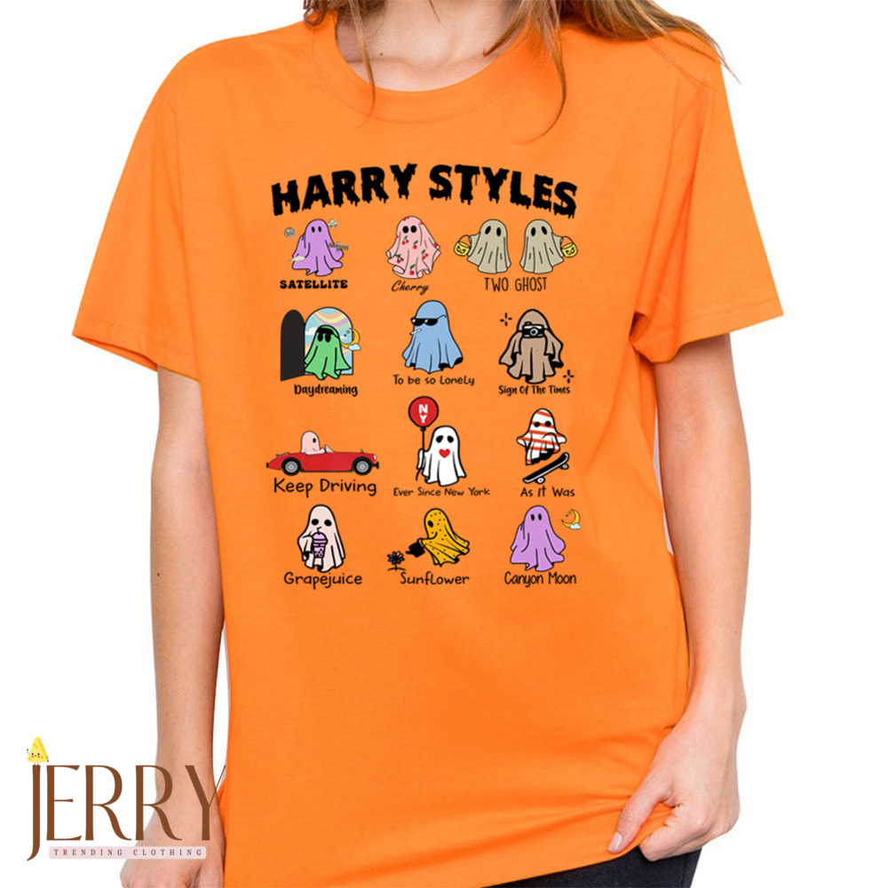 Ghost Halloween Harry Styles Shirt