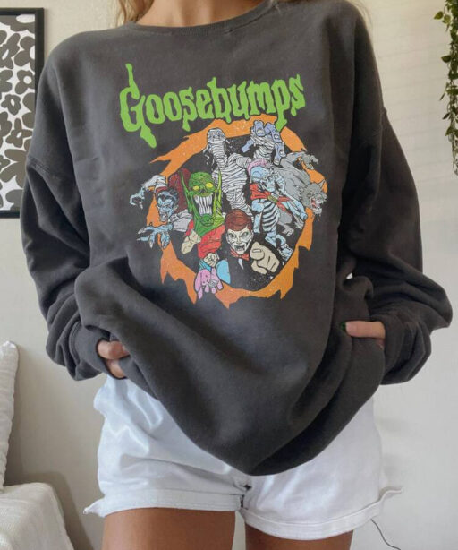 Goosebumps Horror Movie shirt, Goosebumps 90s Vintage Zombie, vintage goosebumps, Goosebumps Horrorland Shirt, silly goose, disney zombies