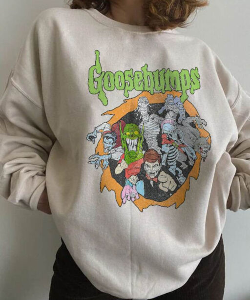 Goosebumps Horror Movie shirt, Goosebumps 90s Vintage Zombie, vintage goosebumps, Goosebumps Horrorland Shirt, silly goose, disney zombies