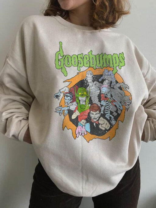 Goosebumps Horror Movie shirt, Goosebumps 90s Vintage Zombie, vintage goosebumps, Goosebumps Horrorland Shirt, silly goose, disney zombies