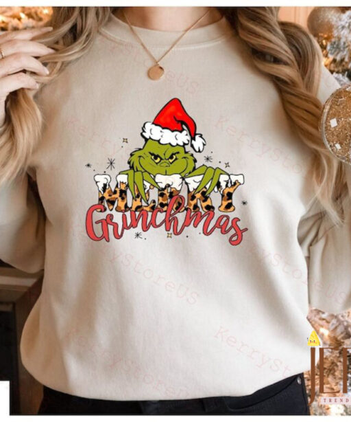 Grinch Face Merry Christmas Shirt, Grinch Santa Shirt, Grinch Face Shirt, Fall Shirt, Christmas Shirt, Holiday Season Shirt, Grinchmas shirt