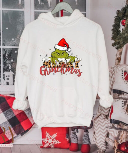 Grinch Face Merry Christmas Shirt, Grinch Santa Shirt, Grinch Face Shirt, Fall Shirt, Christmas Shirt, Holiday Season Shirt, Grinchmas shirt