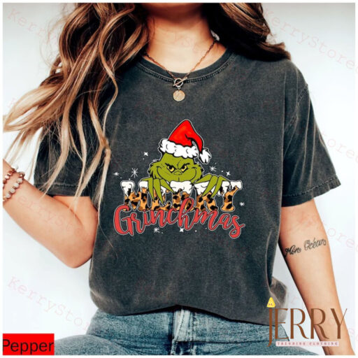 Grinch Face Merry Christmas Shirt, Grinch Santa Shirt, Grinch Face Shirt, Fall Shirt, Christmas Shirt, Holiday Season Shirt, Grinchmas shirt