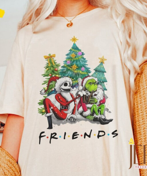 Grinch christmas shirt, Merry Grinchmas sweetshirt, Grinch and FRIENDS Jack xmas, Grinc santa, christmas trees, christmas movie, grinc face