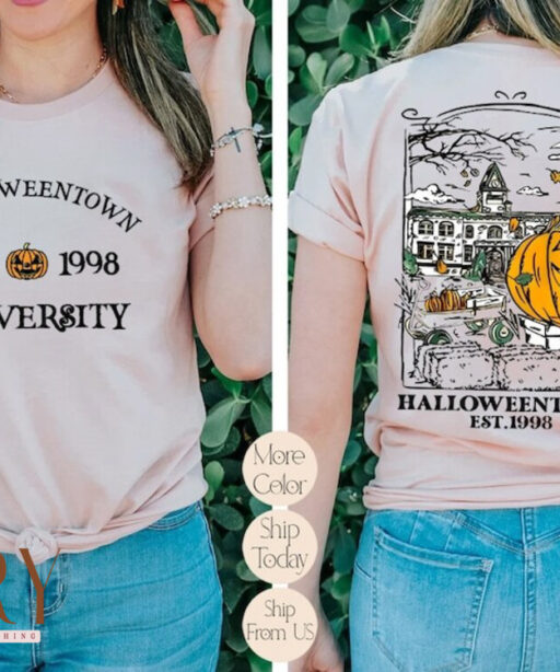 HalloweenTown 1998 Shirt, Disney Halloween Toddler Shirt, 2023 Halloween Party Shirt, Halloween Town Fall Shirt, Pumpkin Shirt, Fall Shirt