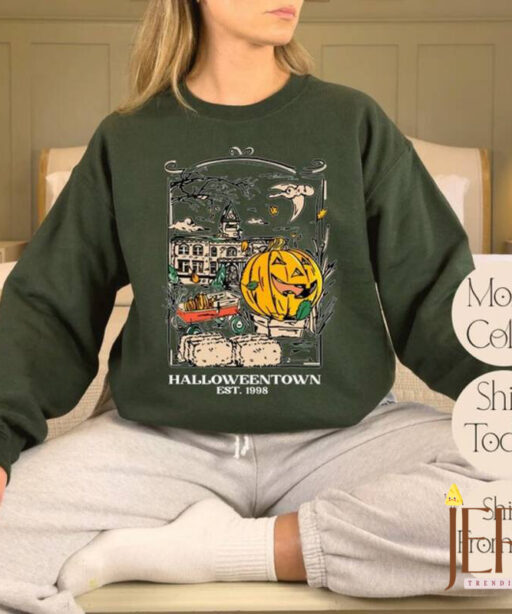 HalloweenTown 1998 Sweatshirt, Disney Halloween Sweatshirt, 2022 Halloween Party Sweatshirt, Halloween Town Fall Hoodie, Pumpkin Sweatshirts