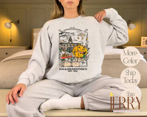 HalloweenTown 1998 Sweatshirt, Disney Halloween Sweatshirt, 2022 Halloween Party Sweatshirt, Halloween Town Fall Hoodie, Pumpkin Sweatshirts