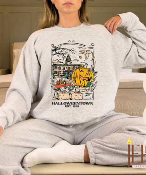 HalloweenTown 1998 Sweatshirt, Disney Halloween Sweatshirt, 2022 Halloween Party Sweatshirt, Halloween Town Fall Hoodie, Pumpkin Sweatshirts