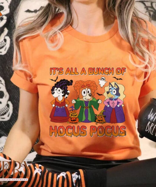 Halloween A bunch of Hocus Pocus shirt, Halloween Family Shirt, Halloween Sweatshirt, Halloween Gifts, Spooky Season Horror Sweatshirt