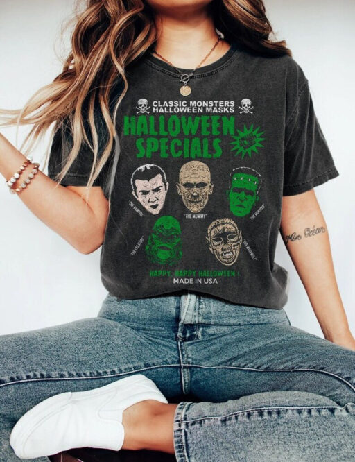 Halloween Character shirt, Halloween shirt, Scream, Ghostface, Horror Character Halloween shirt, Myers, woodsboro, Favorite Scary movie