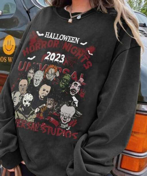 Halloween Characters The Horror Tour Shirt, Universal Studios Halloween Horror Nights 2023, Universal Halloween shirt,Horror Character shirt