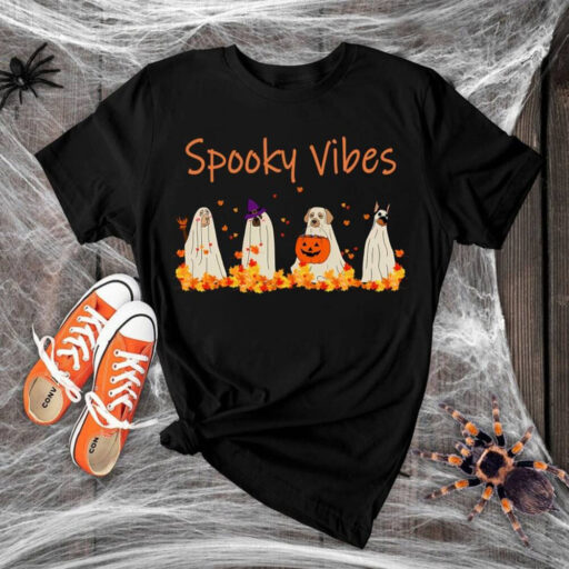 Halloween Dog Sweatshirt, Halloween Sweatshirt, Ghost Sweatshirt, Ghost Dog Shirt, 2023 Happy Halloween, Retro Spooky Season, Spooky Vibes