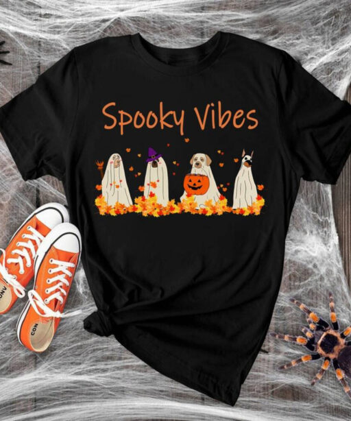 Halloween Dog Sweatshirt, Halloween Sweatshirt, Ghost Sweatshirt, Ghost Dog Shirt, 2023 Happy Halloween, Retro Spooky Season, Spooky Vibes