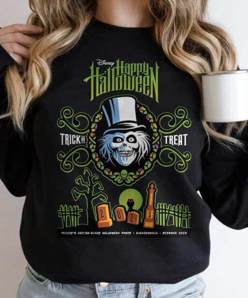 Halloween Ghosts Haunted Mansion 2023 Sweatshirt, Foolish Mortal Headstone Comfort Color Shirt, Disney Halloween Party, Disneyland Trip Gift