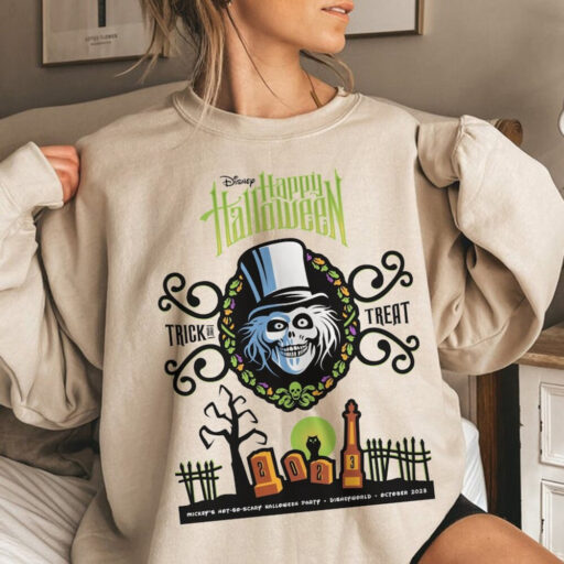 Halloween Ghosts Haunted Mansion 2023 Sweatshirt, Foolish Mortal Headstone Comfort Color Shirt, Disney Halloween Party, Disneyland Trip Gift