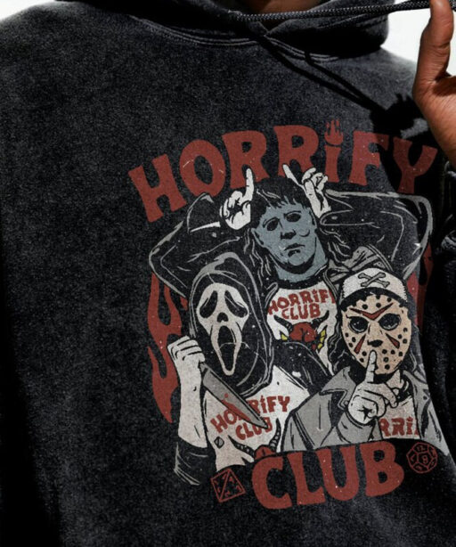 Halloween Horrify Club shirt, Vintage Halloween Horrify Club Shirt, Halloween Serial Killers Sweater, Scary Movie Fan Shirt, Horror Movie