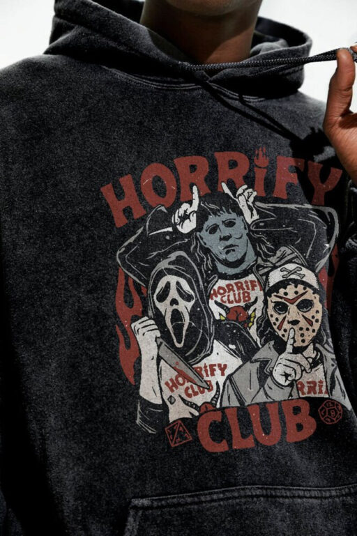 Halloween Horrify Club shirt, Vintage Halloween Horrify Club Shirt, Halloween Serial Killers Sweater, Scary Movie Fan Shirt, Horror Movie