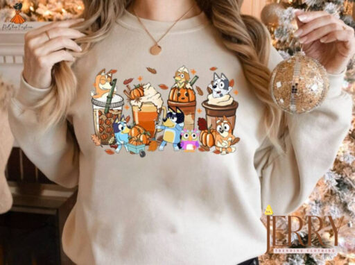 Halloween Horror Coffee Latte Shirt, Halloween Matching Family Shirt, Halloween Sweatshirt, Halloween Gifts, Spooky Season Sweatshirt