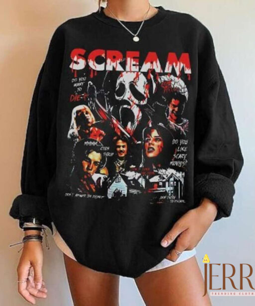 Halloween Horror Movie Crewneck Sweatshirt, Halloween Sweatshirt, Halloween Shirt, Horror Movie Shirt, Halloween Crewneck, Horror Sweatshirt