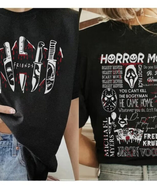 Halloween Horror Movie shirt, Character Horror Flim Halloween shirt, Horror Movie, Scary Shirt, nightmare mainstreet, horror movie killers