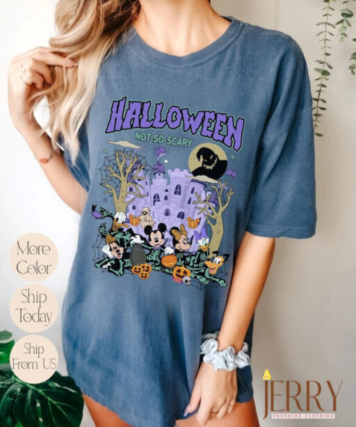 Halloween Oogie Boogie Shirt, Retro Mickey and Friends Skeleton Halloween Pumpkin, Mickey's Not So Scary Halloween Disney Party 2023