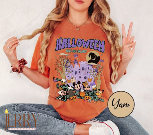 Halloween Oogie Boogie Shirt, Retro Mickey and Friends Skeleton Halloween Pumpkin, Mickey's Not So Scary Halloween Disney Party 2023