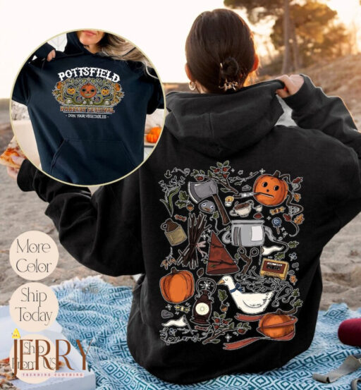 Halloween Pottsfield Harvest Festival Sweatshirt, Over The Garden Wall Sweatshirt, Pottsfield Sweatshirt, Halloween Women Sweatshirt