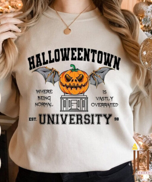 Halloween School Sweatshirt and Hoodie, Halloween Sweatshirt, Halloweentown University Sweatshirt, Funny Fall Sweatshirt, Fall Hoodie