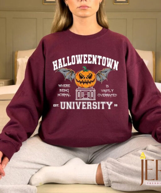 Halloween School Sweatshirt and Hoodie, Halloween Sweatshirt, Halloweentown University Sweatshirt, Funny Fall Sweatshirt, Fall Hoodie