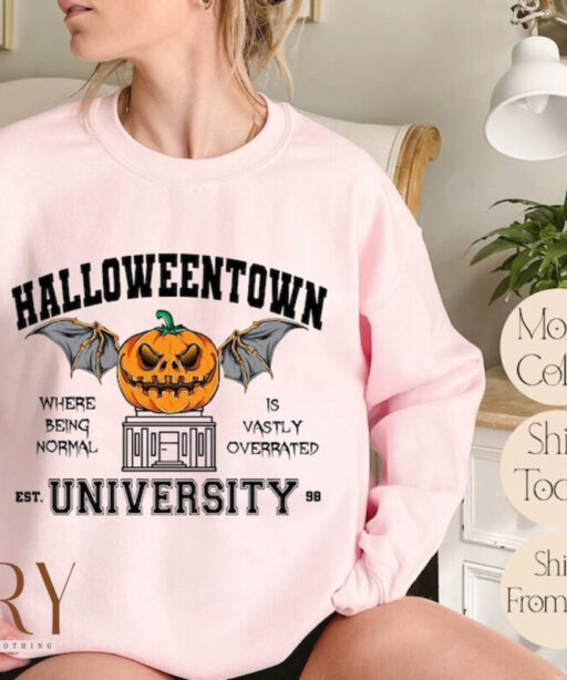 Halloween School Sweatshirt and Hoodie, Halloween Sweatshirt, Halloweentown University Sweatshirt, Funny Fall Sweatshirt, Fall Hoodie