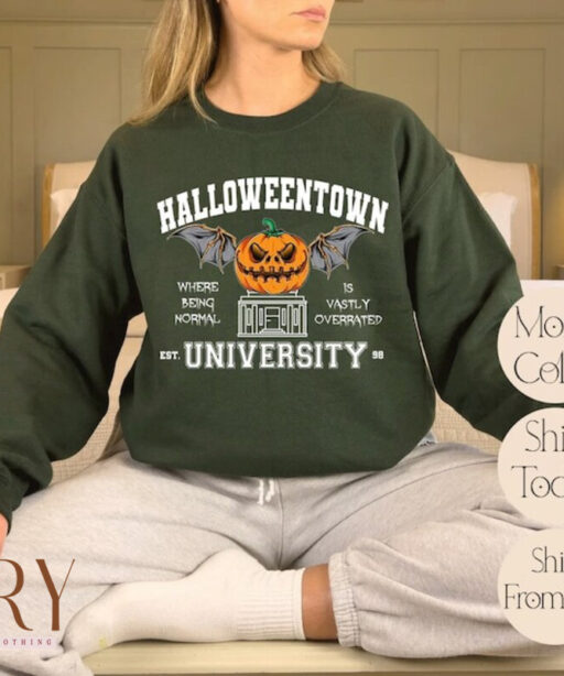 Halloween School Sweatshirt and Hoodie, Halloween Sweatshirt, Halloweentown University Sweatshirt, Funny Fall Sweatshirt, Fall Hoodie