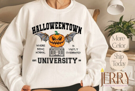 Halloween School Sweatshirt and Hoodie, Halloween Sweatshirt, Halloweentown University Sweatshirt, Funny Fall Sweatshirt, Fall Hoodie